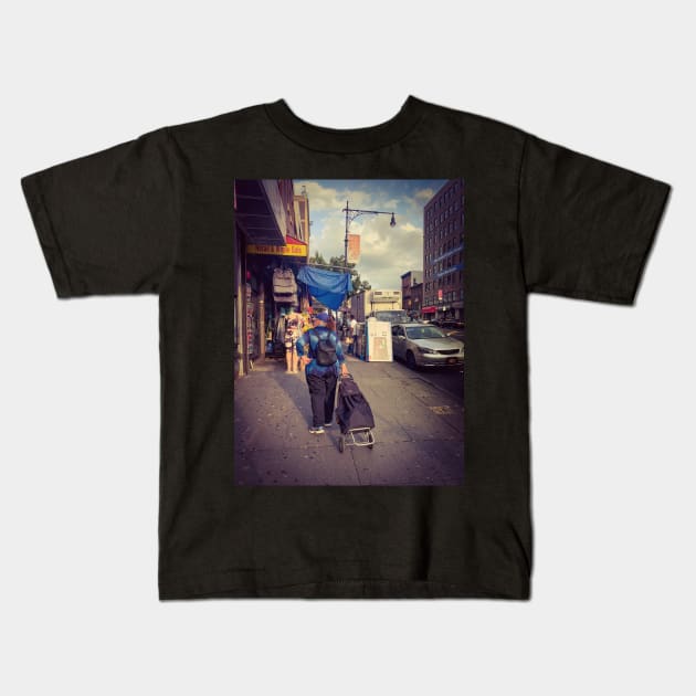 Melrose, Bronx, New York City Kids T-Shirt by eleonoraingrid